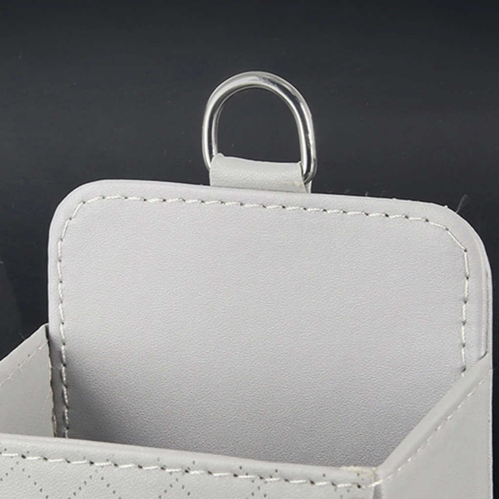 

Car Auto Storage Case Pu Seat Back Interior Air Vent Tidy Organizer Cellphone Holder Pounch Box