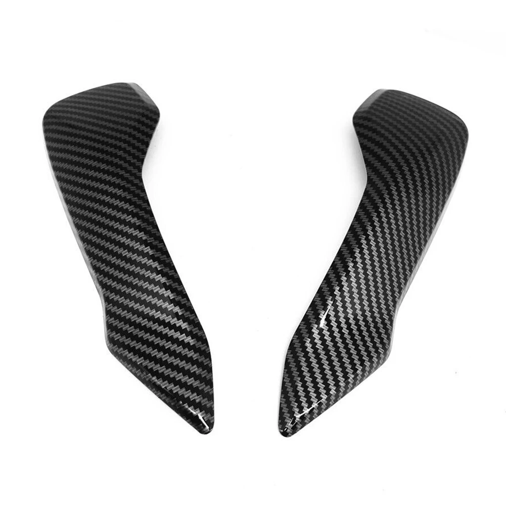 

Fairing Trim Frame Cover 2pcs ABS Carbon Fiber Black Durable High Quality New Practical For YTR MT-07 2021-2023