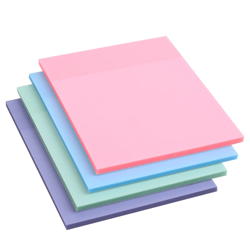 

50 pcs/set Color Transparent Sticky Note With Self Adhesive Waterproof Paper Memo Paper School Student Office Stationery