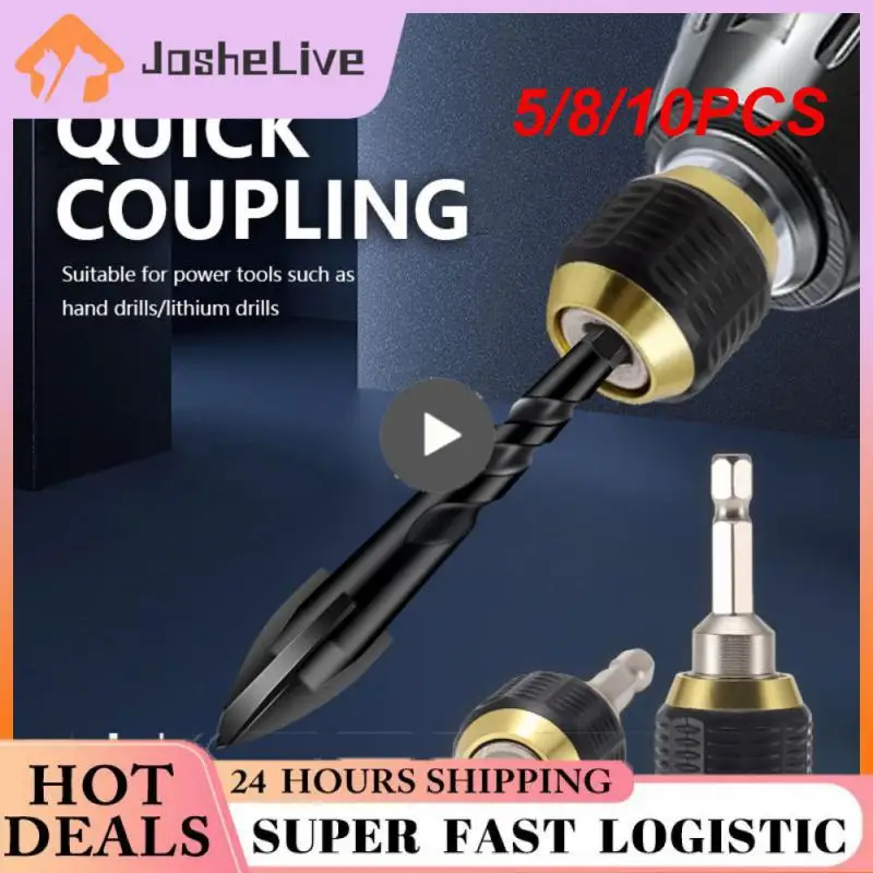 

5/8/10PCS Convertor Adapter Hexagonal Shank 50mm Drill Chuck Adapter Quick Change Drill Chuck Screwdriver Adapter