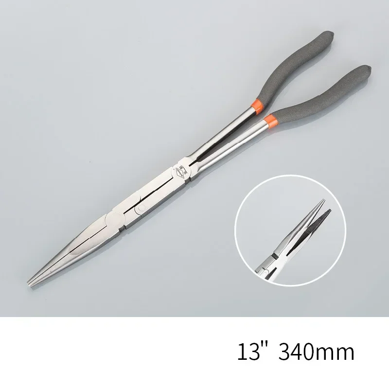 

Длинные рыболовные плоскогубцы, прямые 45, 90 градусов, О-образные изогнутые плоскогубцы, съемник заглушек, многофункциональный механический домашний ручной инструмент