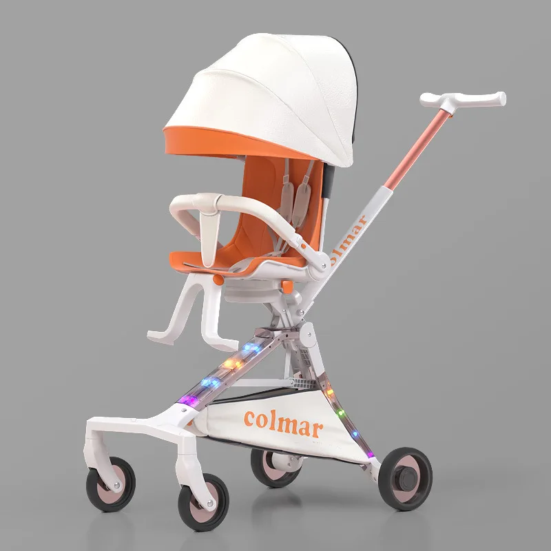 Walking baby artifact trolley light folding baby stroller can sit, lie down and sleep high landscape children's stroller