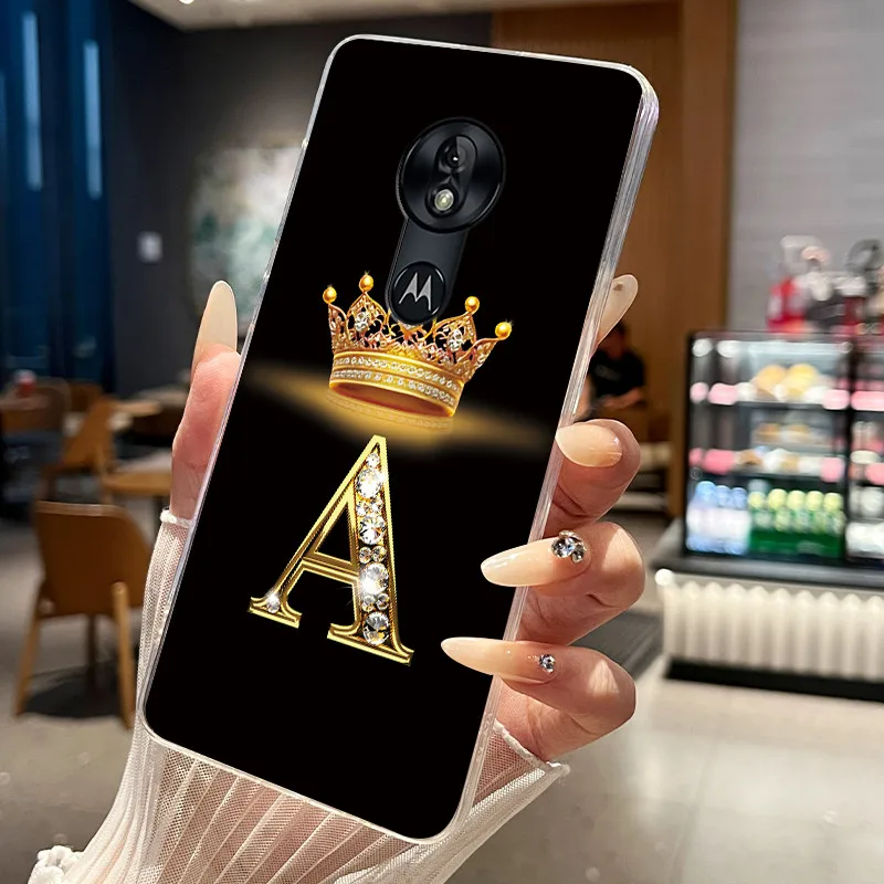 Фото Чехол для Motorola Moto G7 Play G7 Power, прозрачный, мягкий, из ТПУ, модный, с надписью в виде короны, задняя крышка, корпус для MotoG7 Play Power №2