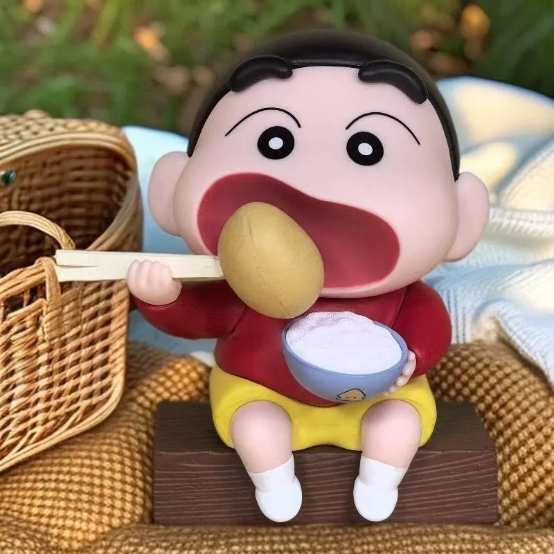 Фото Аксессуары для дома Crayon Shin-chan: милые и креативные фигурки-модели для декора рабочего стола, украшение комнаты, модный изысканный декор №1