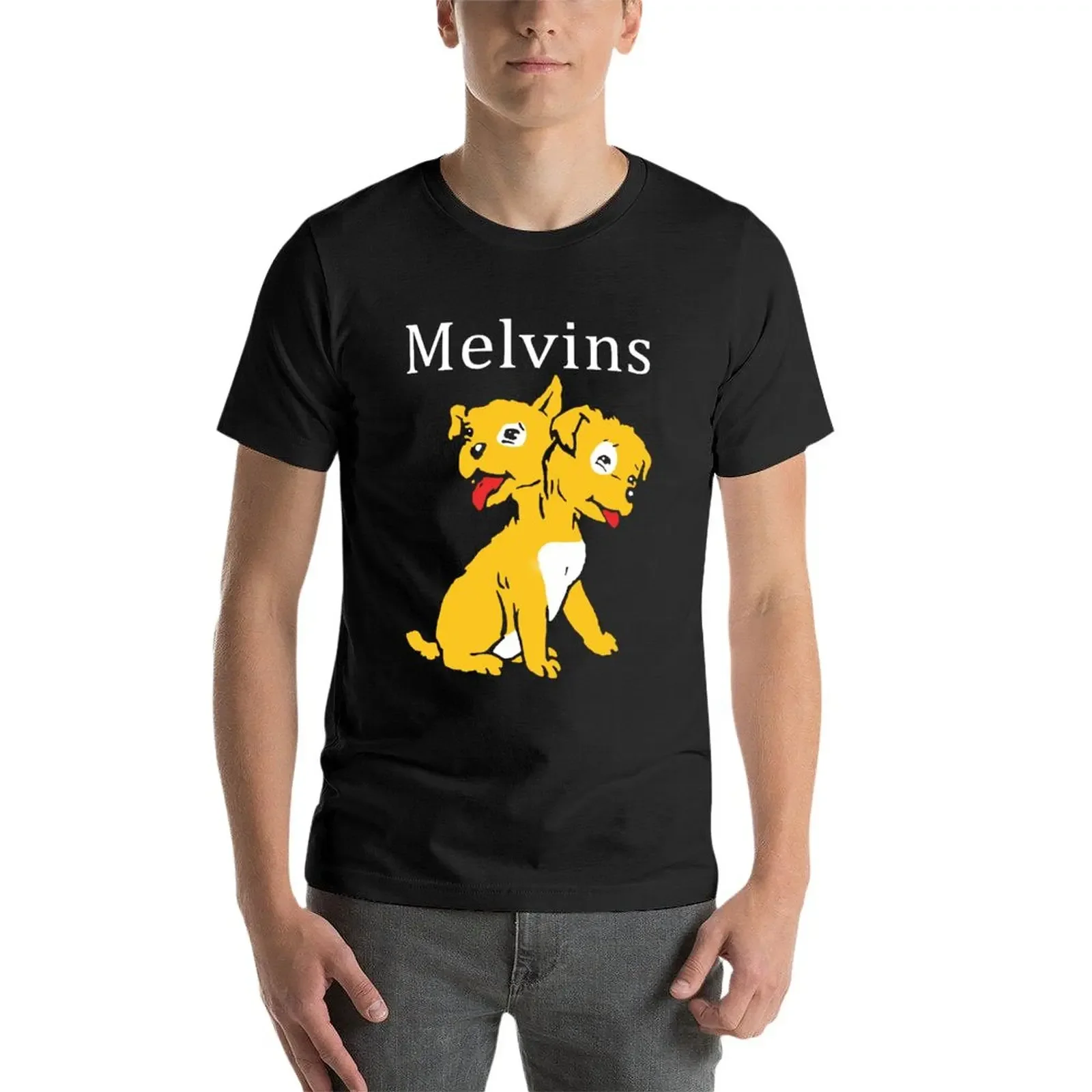 Новинка винтажная металлическая футболка с изображением двухсторонней собаки