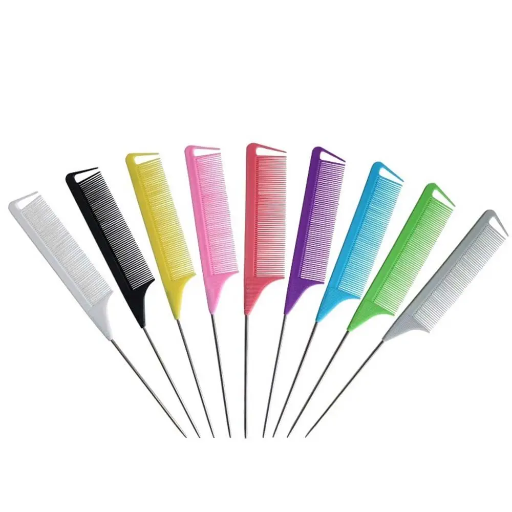 Металлическая булавка с мелкими зубьями отдельная расческа для волос