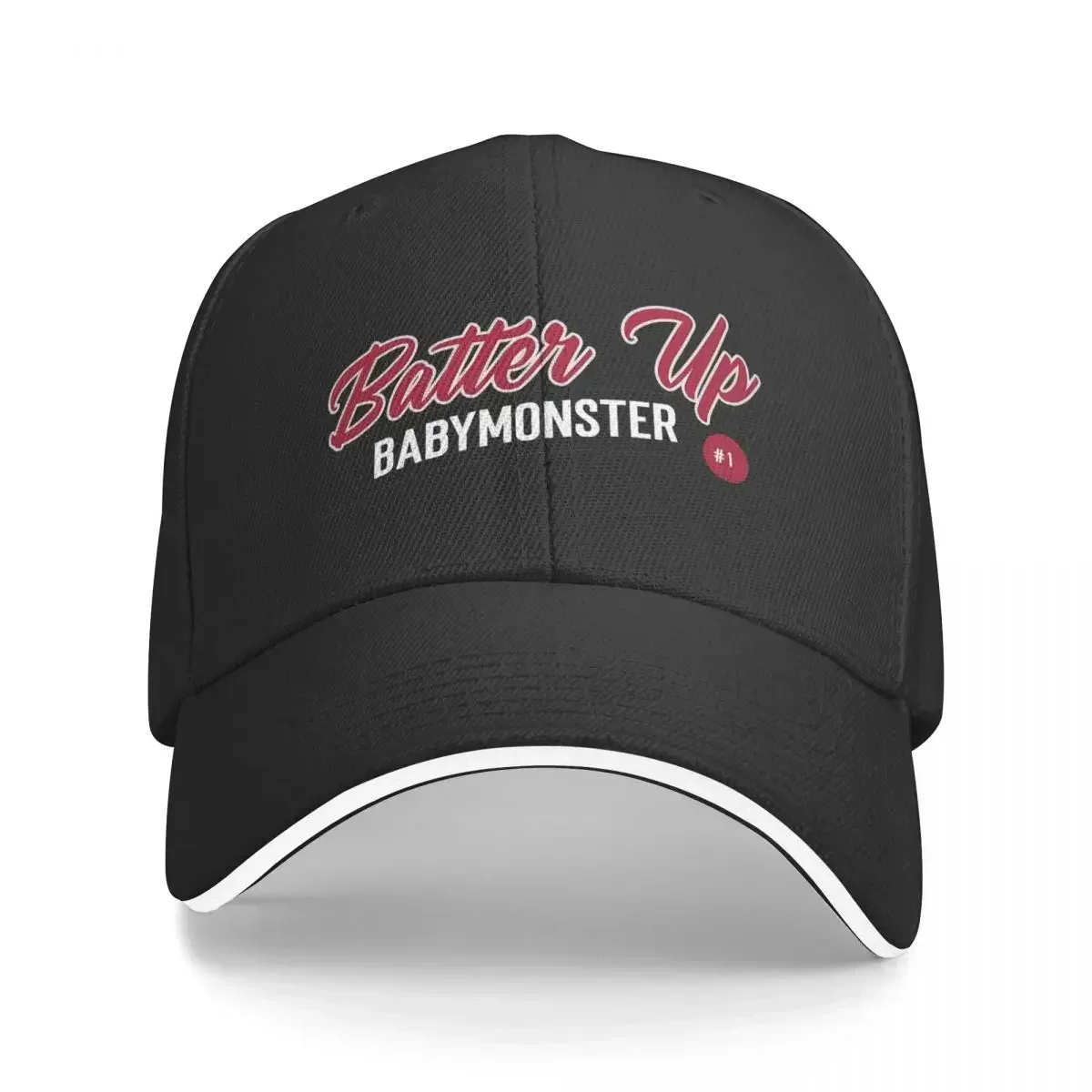 Фото Новая бейсбольная кепка Babymonster Batter Up Kpop, модная кепка-тракер унисекс, регулируемая кепка из полиэстера, осенняя кепка №1