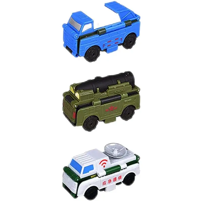 

Kids Reverse Car Set Portable Reverse Car Model Die Cast Convert Two Forms Shock Resistant No Batteries Needed Parent-Child