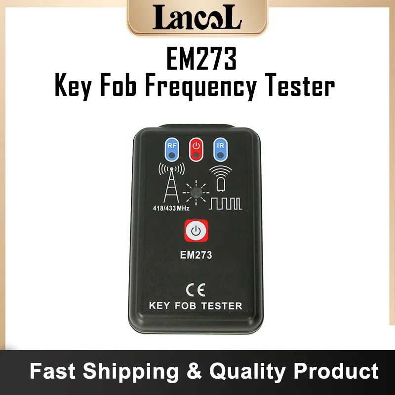 

EM273 LED Key Fob Frequency Tester Checker Finder Wireless Radio Frequency Remote Control