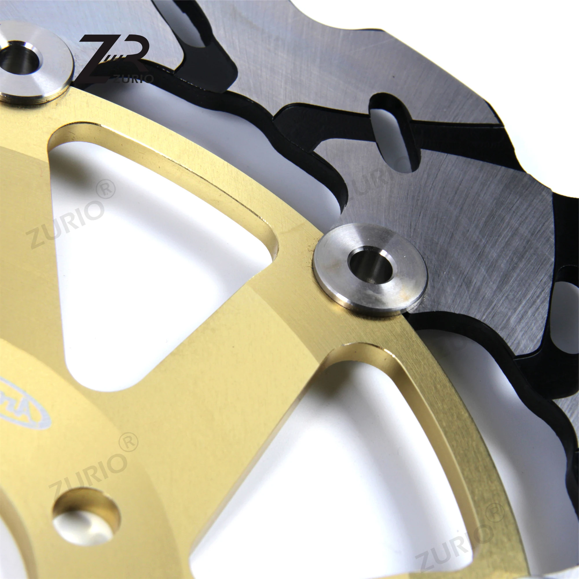 Фото ZURIO для KAWASAKI ZZR 1100 1990-1992 годов с ЧПУ передние тормозные диски мотоцикла ZZR1100 1990 1991 1992 №3