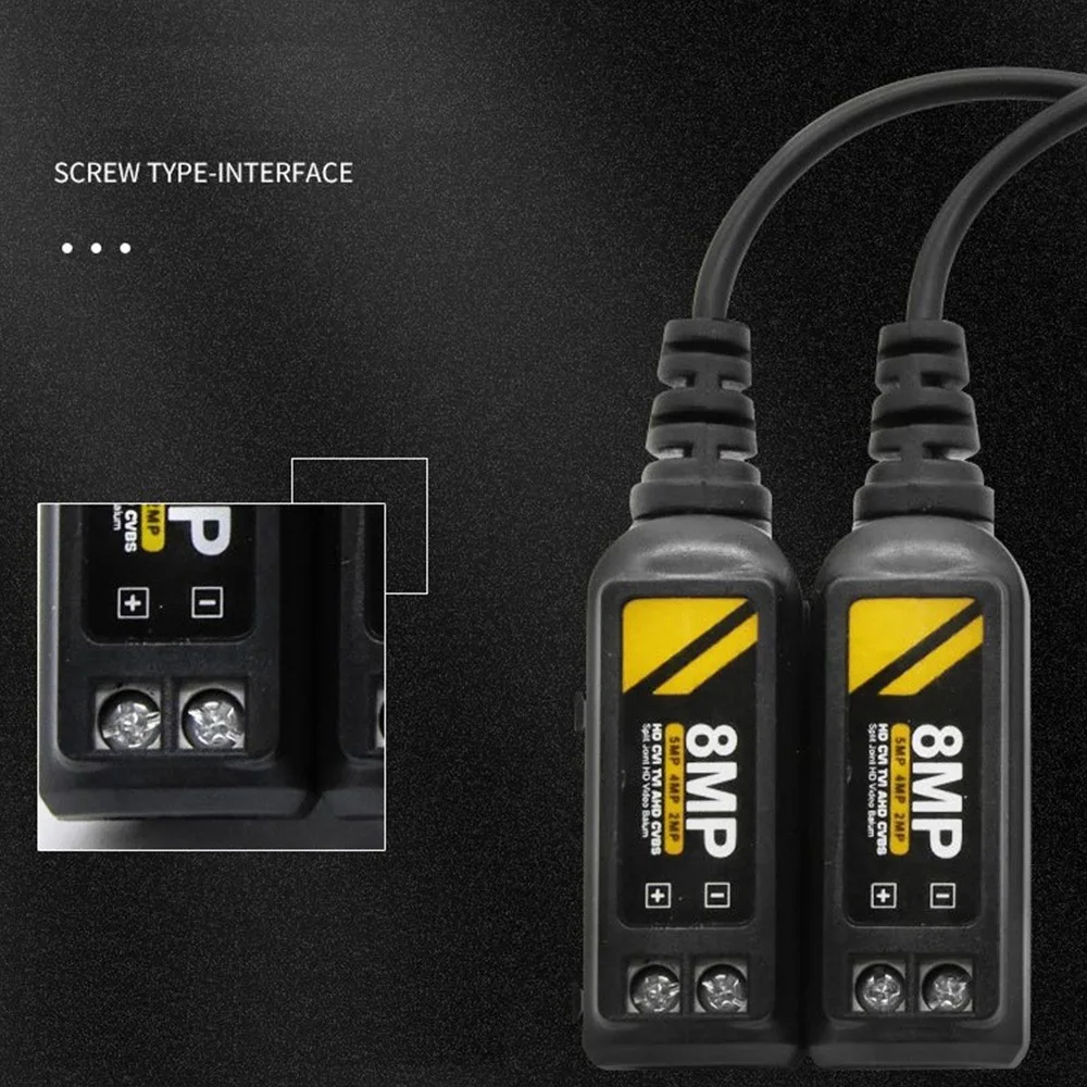 10 пар 8-мегапиксельных BNC CCTV коаксиальный видеобалун-передатчик AHD/HD-CVI/TVI/CVBS