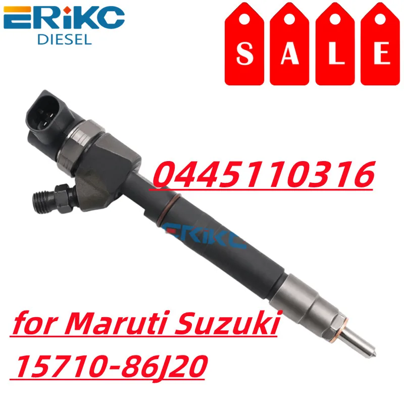ERIKC 0 445 110 316 новая форсунка дизельного топлива 0445110316 1571086 J20 для Bosch Maruti Suzuki 15710-86J20