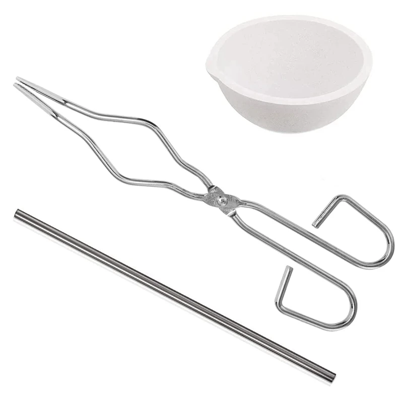 

Graphite Crucible Set, 3 Pcs Ingot Mold Set, Graphite Torch Melting Casting Kit For Scrap Jewelry Melting Refining Forge