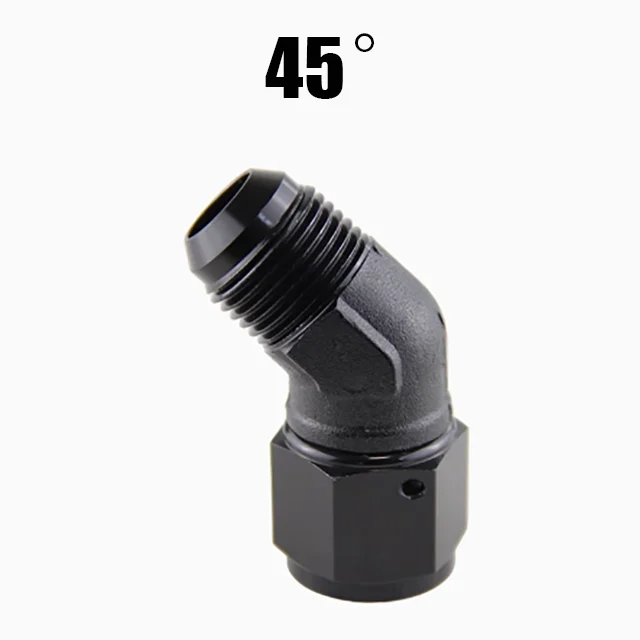 

45 ° /90 ° Автомобильные детали revolution мужской женский шарнир преобразовательный винт черный масляный радиатор преобразовательный шарнир AN3 AN4 AN6AN8AN10AN12