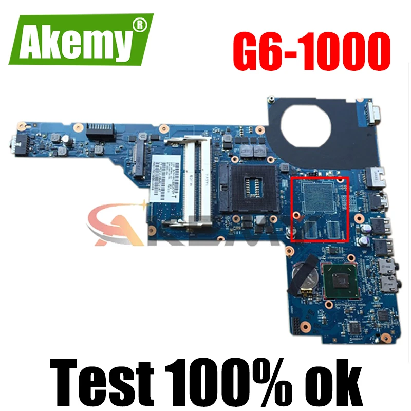 

Оригинальная материнская плата MB для ноутбука HP Pavilion G6 G6-1000, материнская плата 657459-001 6050A2454801 HM65 DDR3, 100% протестирована, быстрая доставка