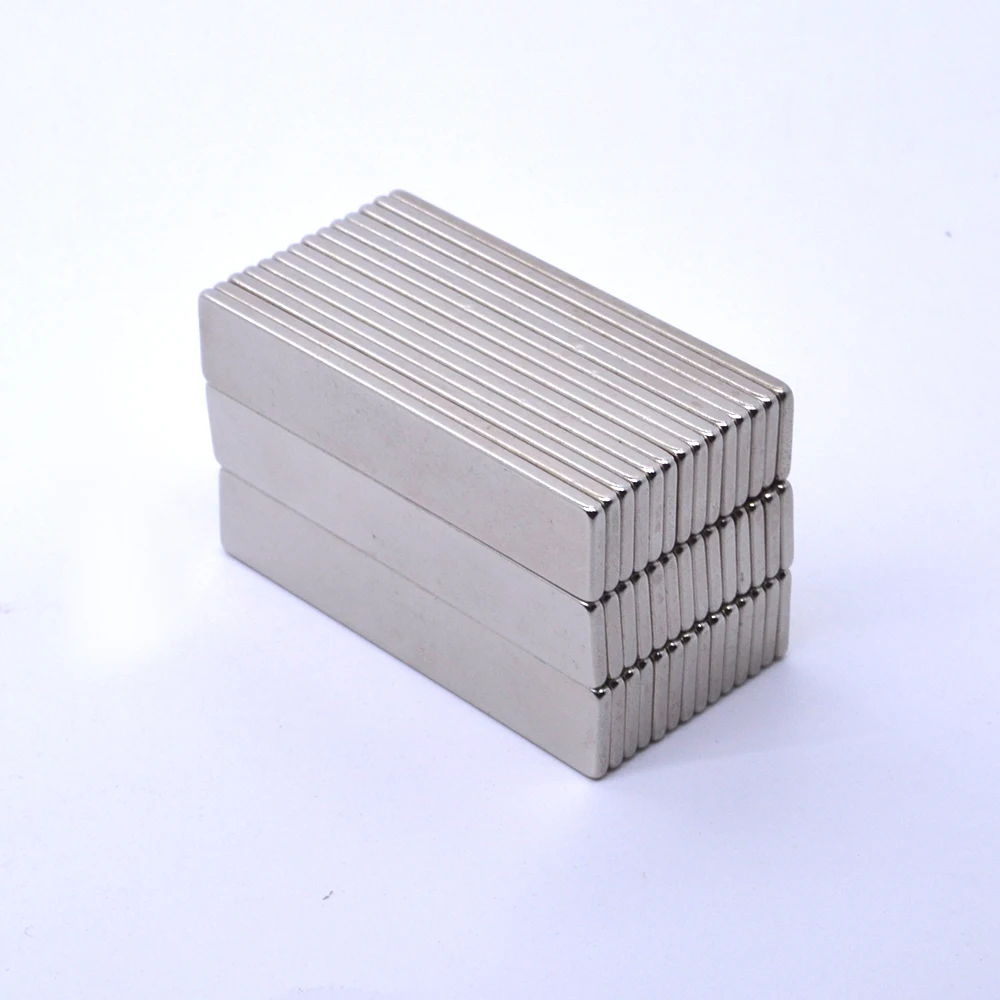 

4pcs/lot 50 x 10 x 2 mm N35 Super Strong Block Cuboid Neodymium Magnets 50*10*2mm Rare Earth Powerful Magnet