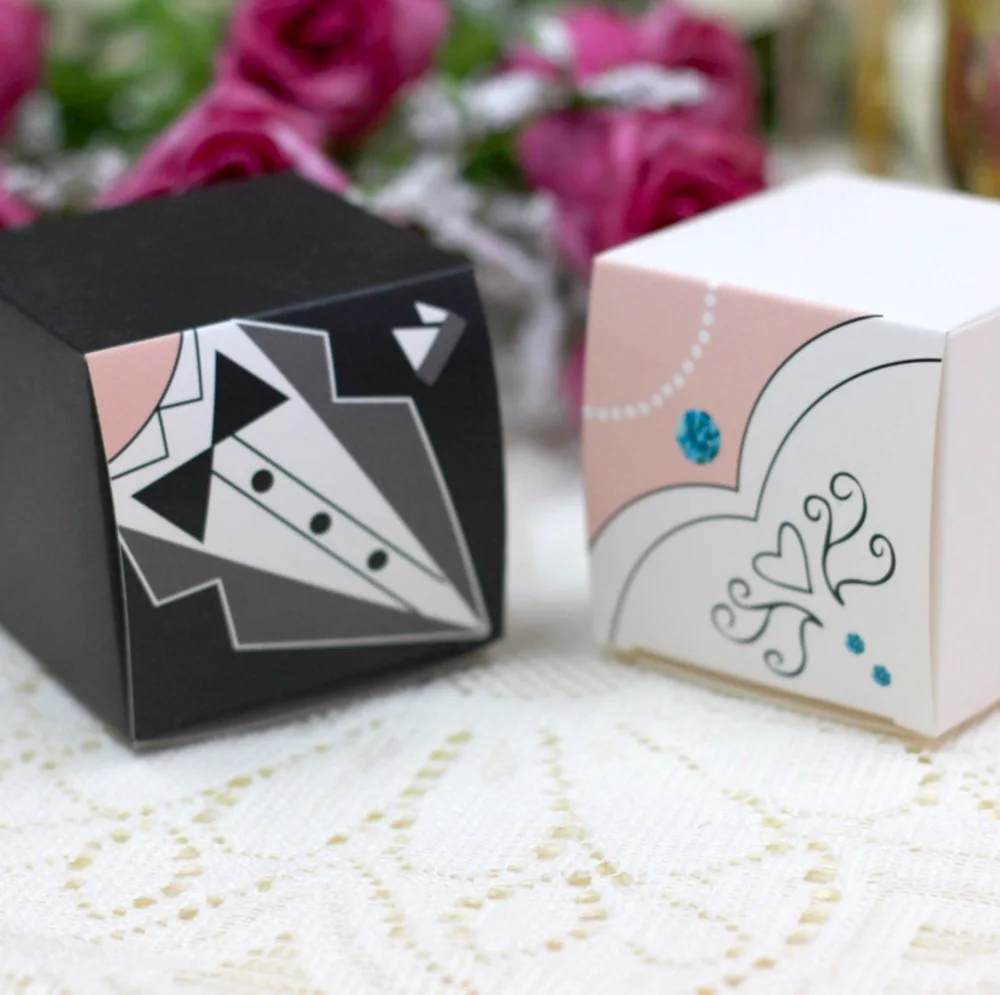 Es Candy Boxes Square Gift Boxes