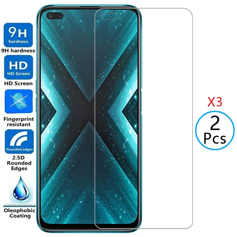 Фото Защитное закаленное стекло для Realme X3 Superzoom, 2 шт., для экрана Realme X3 X3X 6.6, пленка R №1