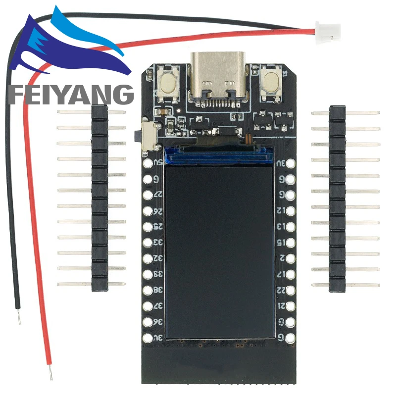Макетная плата модуля T-Display ESP32 WiFi E Bluetooth для Ar duino 1 14 дюймов LCD 16 Мб | Электронные
