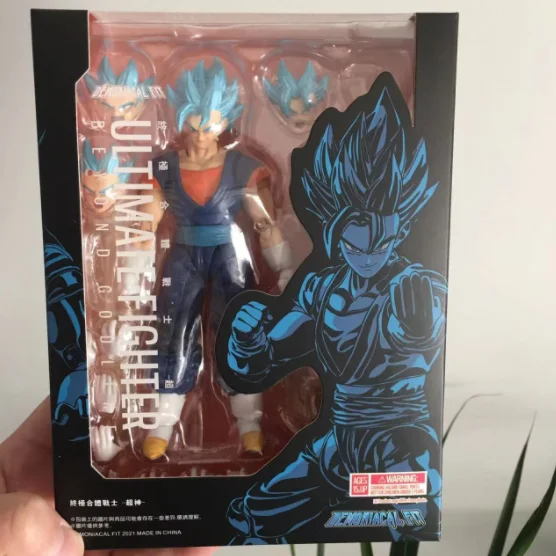 In Stock Demoniacal Fit DBZ SSGSS Vegetto Ultimate Fighter Beyond Godlike Action Figure Anime Figurals Brinquedos Toy Model
