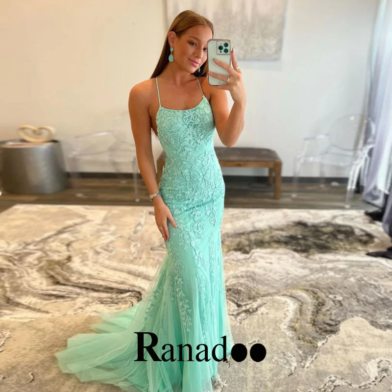 Женское вечернее платье с юбкой-годе блестящее Тюлевое со шлейфом без рукавов на