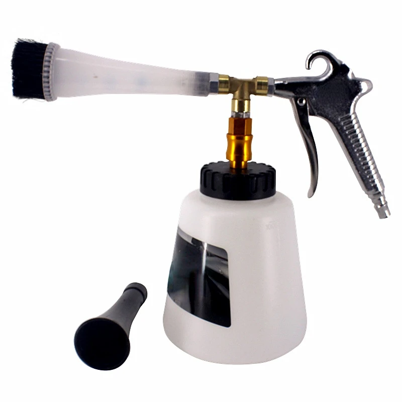 

High pressure pneumatic blowing dust gun car interior tornadoes cleaning gun engine deep cleaning foam spray gun car wash tool