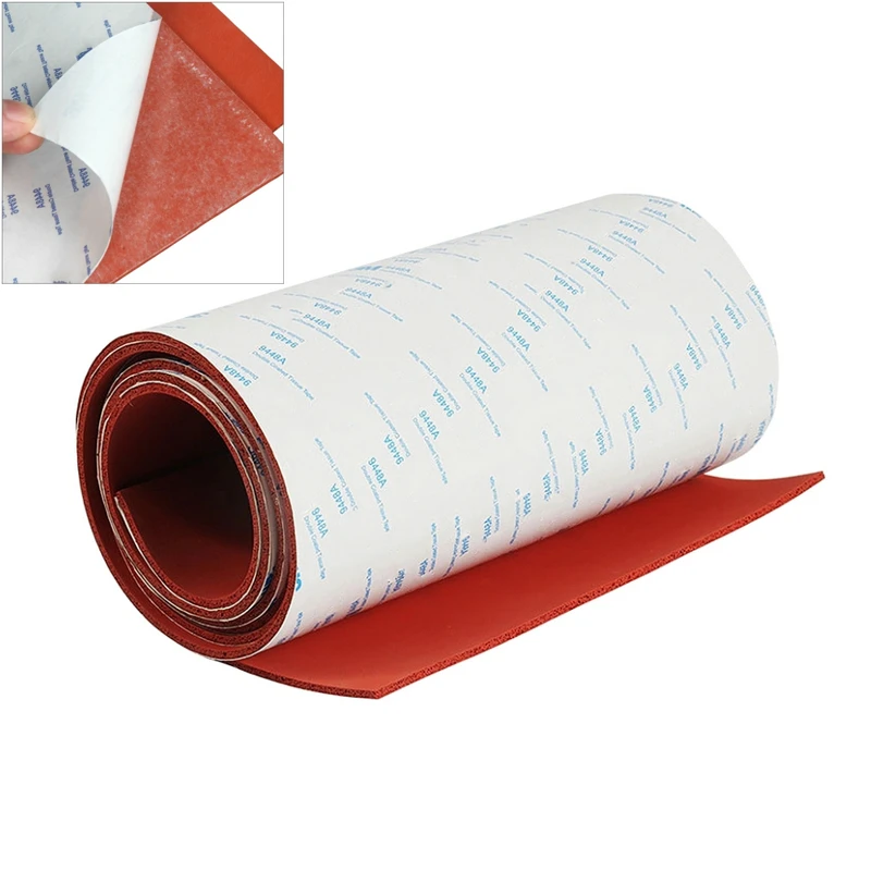 Термостойкий силиконовый лист губки 500X500 мм, теплопроводящий силикагель, наполнитель, резиновая пластина, пенопластовая резиновая доска для горячего прессования