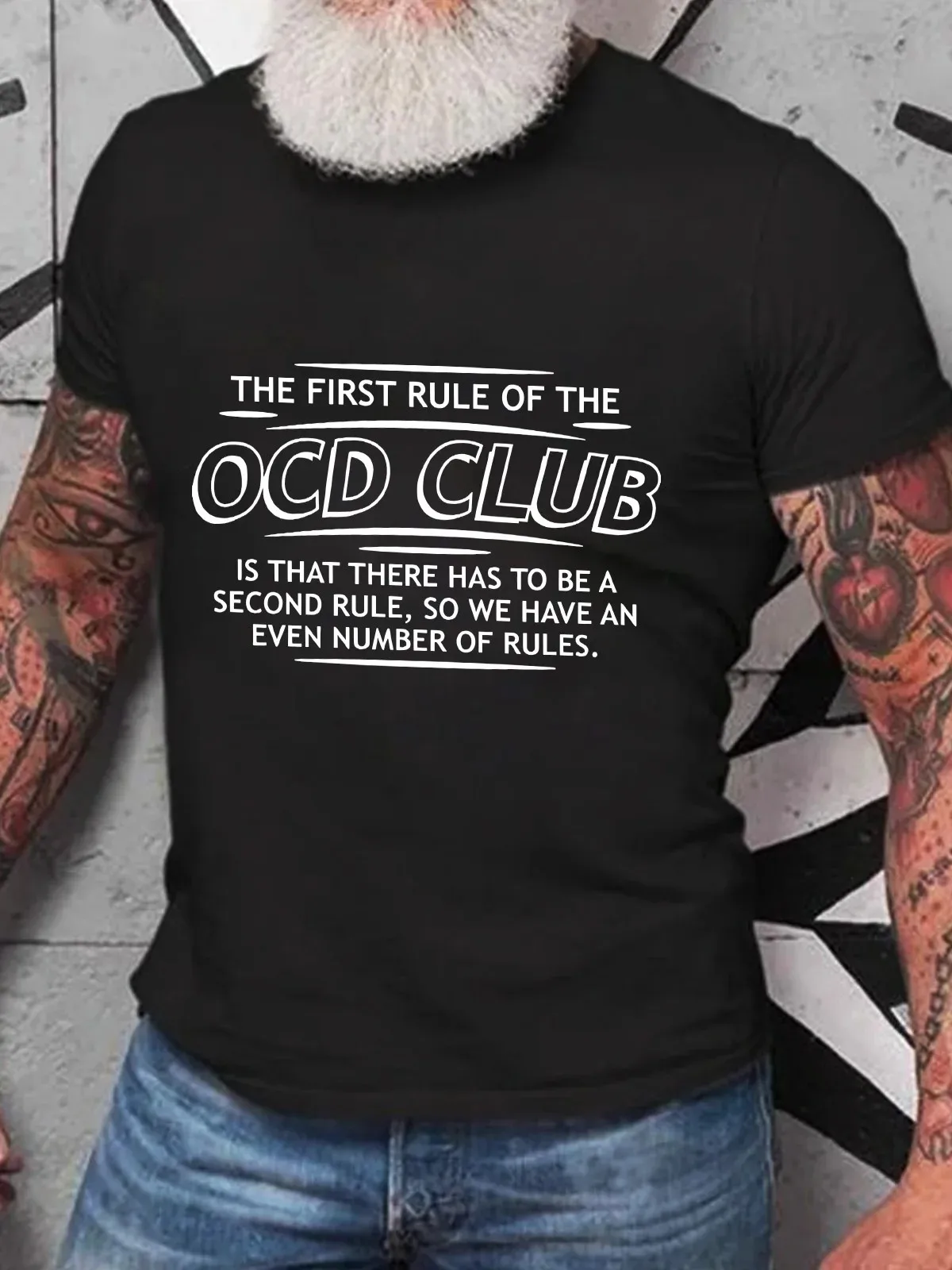First Rule Of The Ocd Club Is There Has To Be A Second Cotton T-Shirt