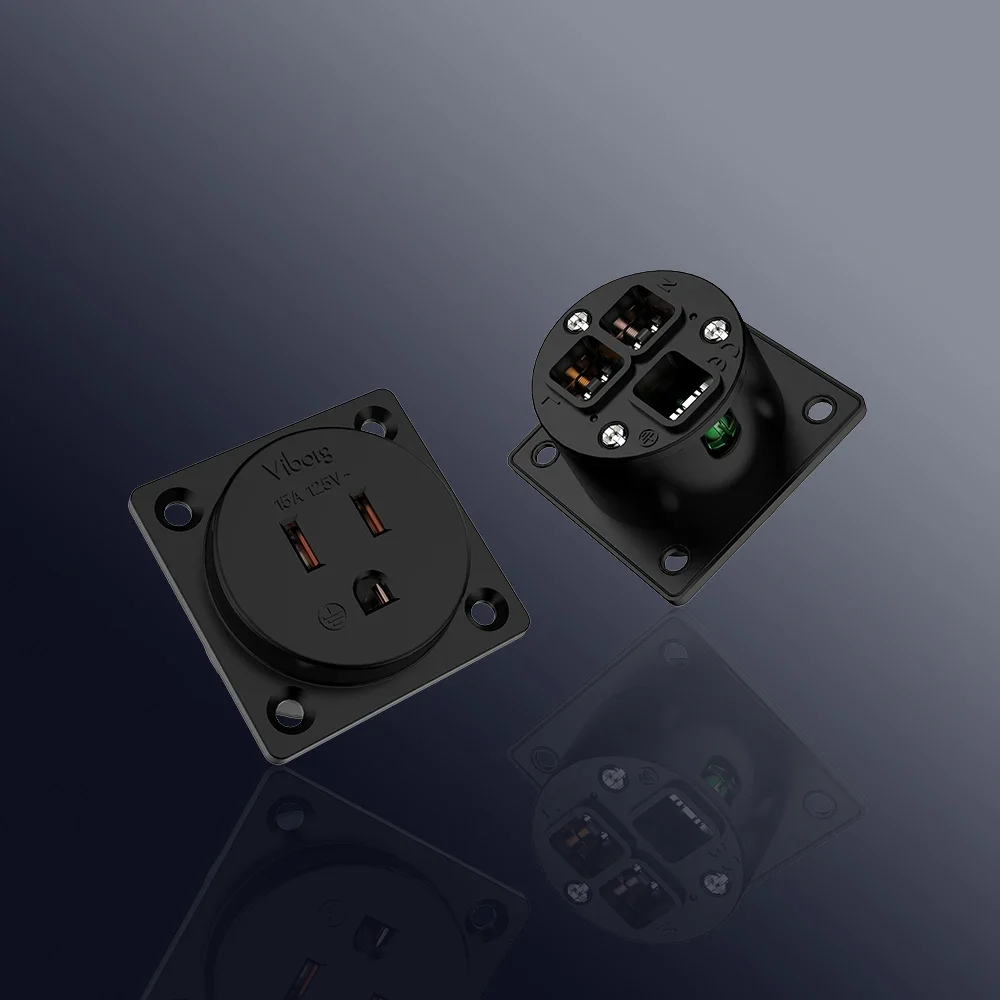 Розетка из чистой меди NEMA 15A 125 В