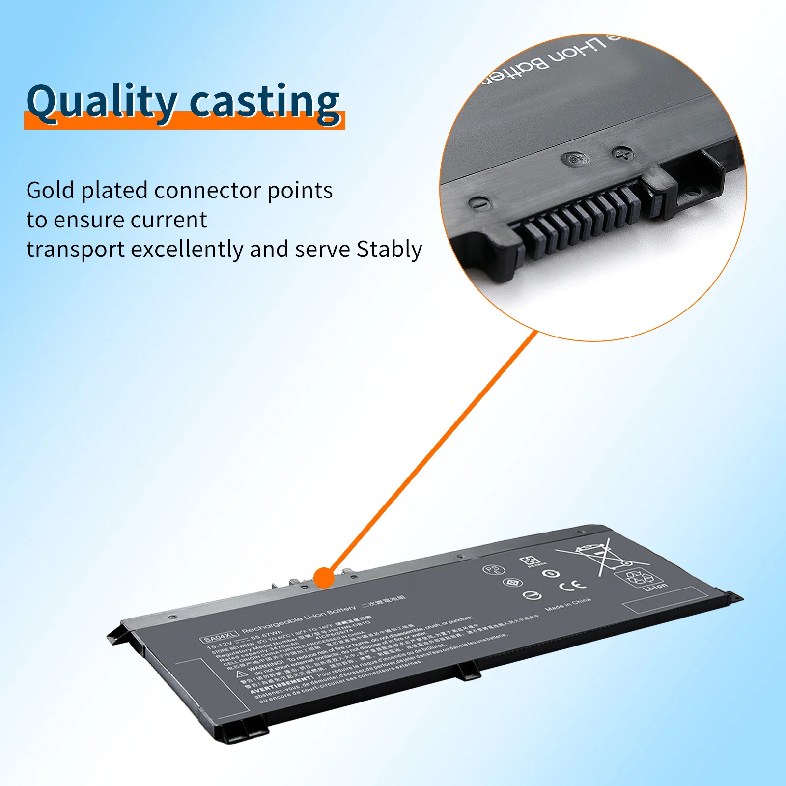 Аккумулятор BVBH SA04XL для HP Envy X360 15-DR 15-DR0010TX