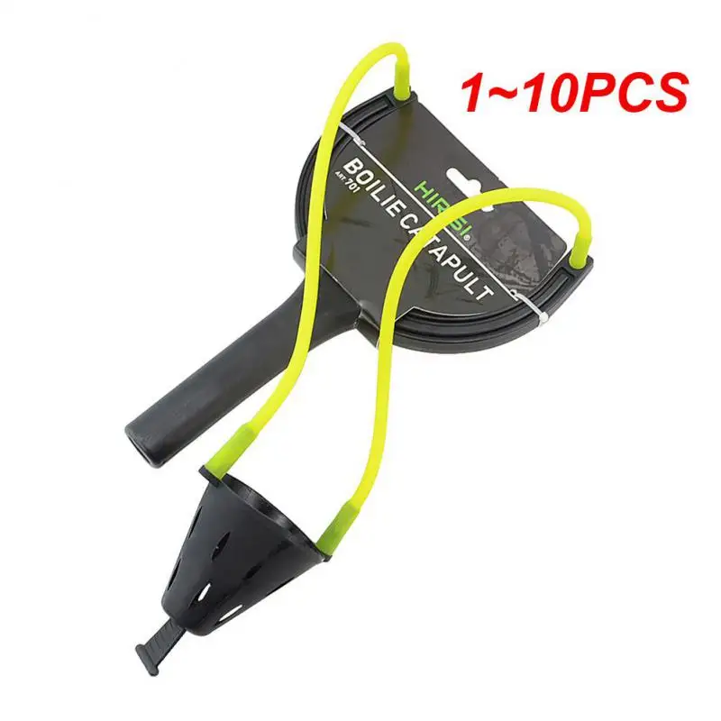 

1~10PCS High-jump Slingshots Portable High Strength Bait Thrower Durable Abs Nesting Device Outdoor Carp Fishing Tools Far