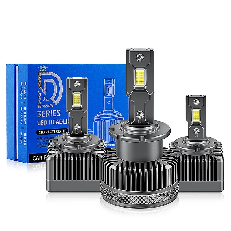 D1S Светодиодная фара Canbus HID D2S D3S D4S D5S D8S Автоматическая лампа 110 Вт 40000LM Супер яркая