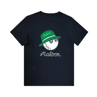 malbon mens summer golf cotton t shirt fishermans hat fashion short sleeved loose fit golf clothing