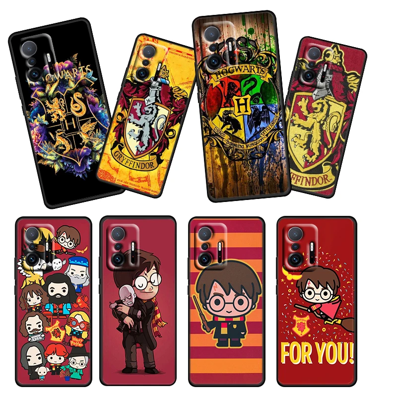 

Wand Ring Potters Harries Black Phone Case For Xiaomi 12 12X 11 11T 10T Mi 9T Ultra Pro Lite 5G 4G TPU Soft Gel Silicone Fundas