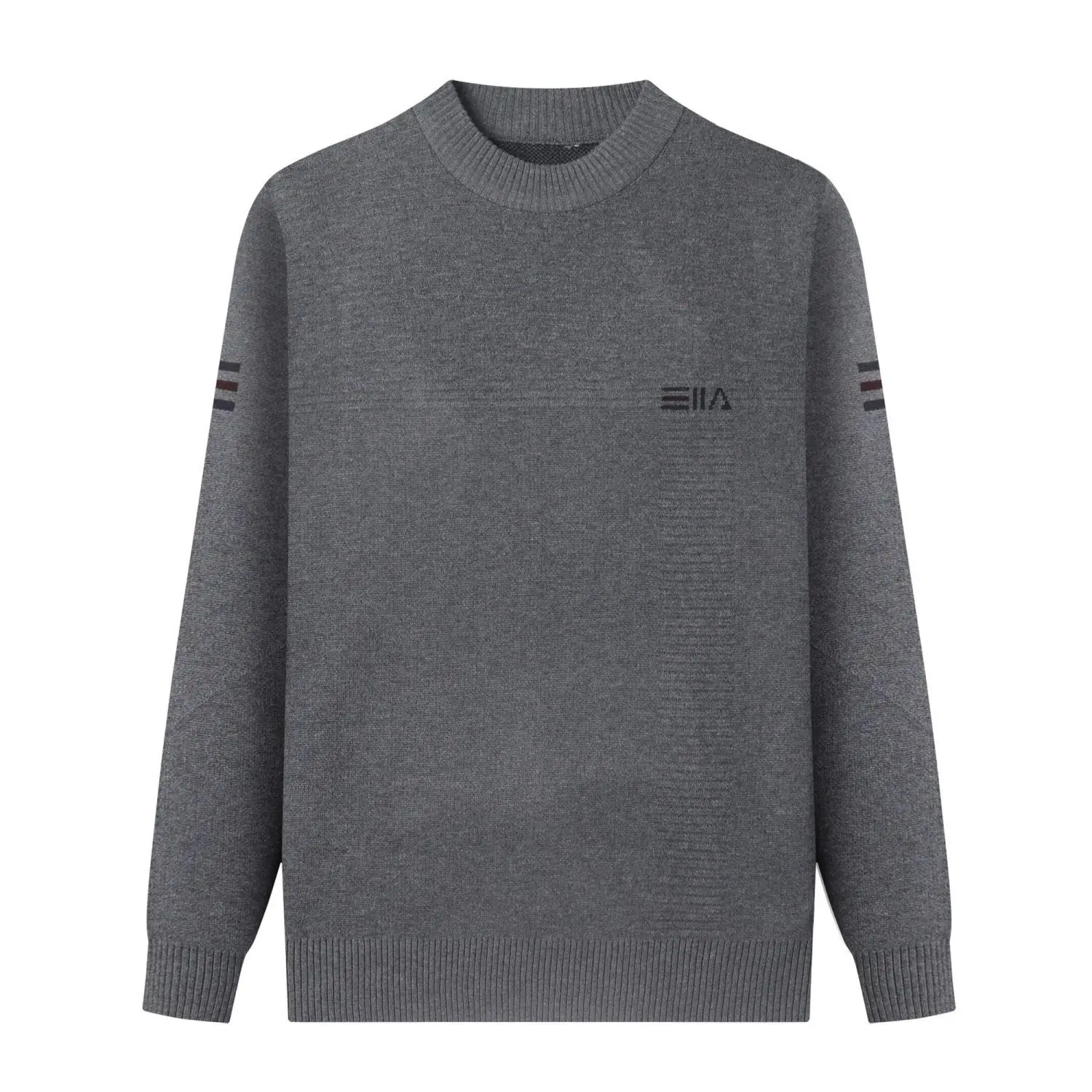 

Casual Men's Sweater Round Neck Solid Color Slim Fit Knitting 2023 Autumn Mens Sweaters Pullovers Men Pull Homme Tops G22