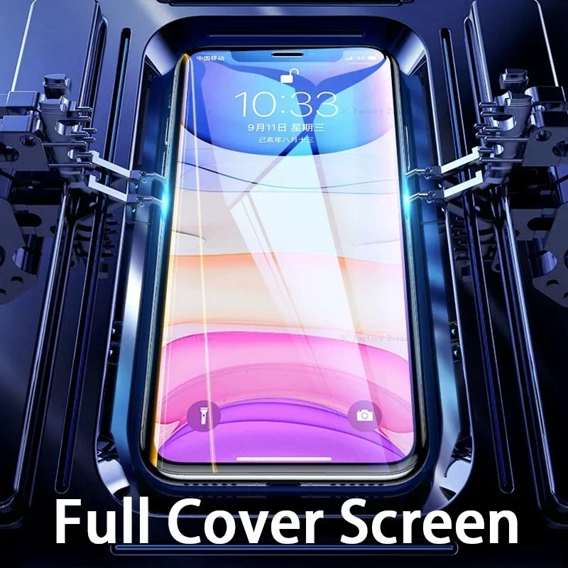 Закаленное стекло 9D с полным покрытием для VIVO V30 V29e V27e V25 V25e V23 V23e V21 V21e Pro 5G защитная