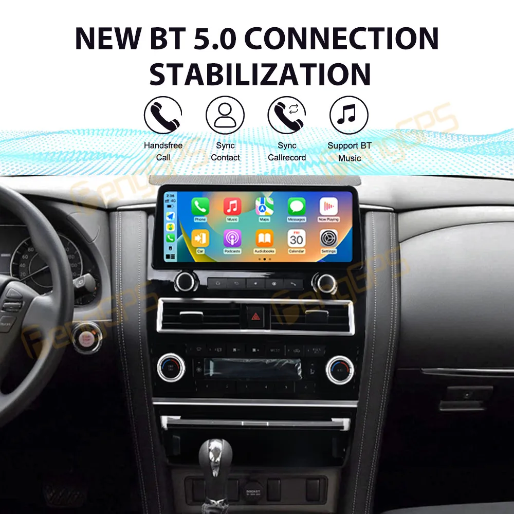 Автомагнитола 2DIN для Nissan Armada патруль QX80 QX56 Royale SL Y62 2010 - 2020 Android мультимедийный