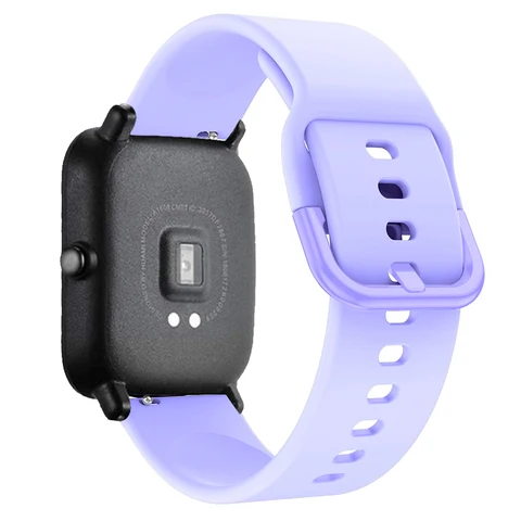 Ремешок силиконовый для часов Amazfit bip GTS 2 3 GTS2mini Gtr 2 42 мм, браслет для Samsung Galaxy watch 4 40 мм 44 мм, 20 мм 22 мм