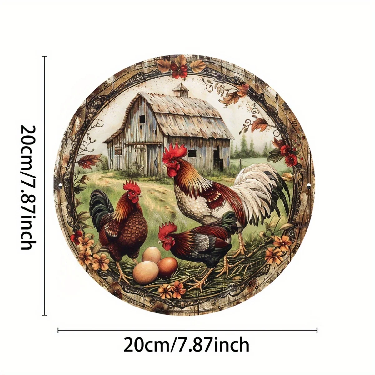 

Металлическая табличка HELLOYOUNG Курица 8x8 см