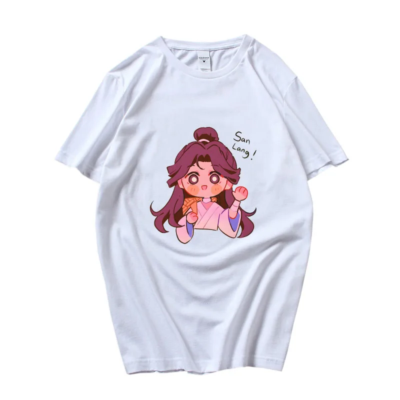 

Heaven Officials Blessing Tshirt Kawaii Women Short Sleeved Japan Anime Manga T-shirts Graphic Tee Tops Cotton Harajuku Clothes