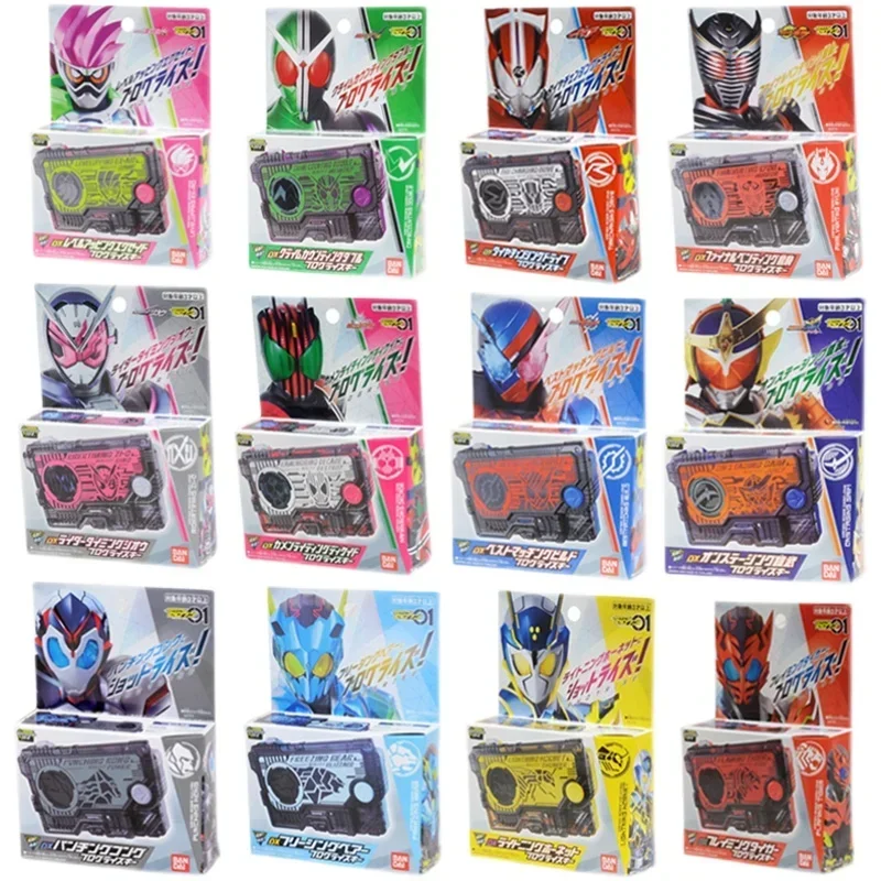 Фото Bandai оригинальная аниме-фигурка DX Kamen Rider Zero-One Progrisekey игрушки для мальчиков и девочек, детский рождественский подарок, коллекционная модель, украшения №1