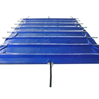 hot selling outdoor dome pool cover pvc woven fabric safety tarpaulin swimming pool cover