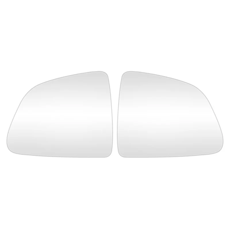 

1 Pair White Side Rearview Mirror Lens Wide View Anti Glare Heated Mirror Glass for Tesla Model Y 2019-2022