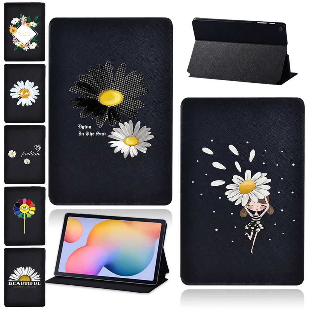 

Tablet Case for Samsung Galaxy Tab S6 Lite 10.4 Inch P615 SM-P610 SM-P615 PU Leather Stand Cover + Free Stylus