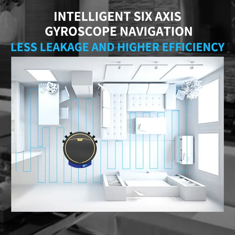 Беспроводной умный пылесос с зарядкой от USB 2800 Па