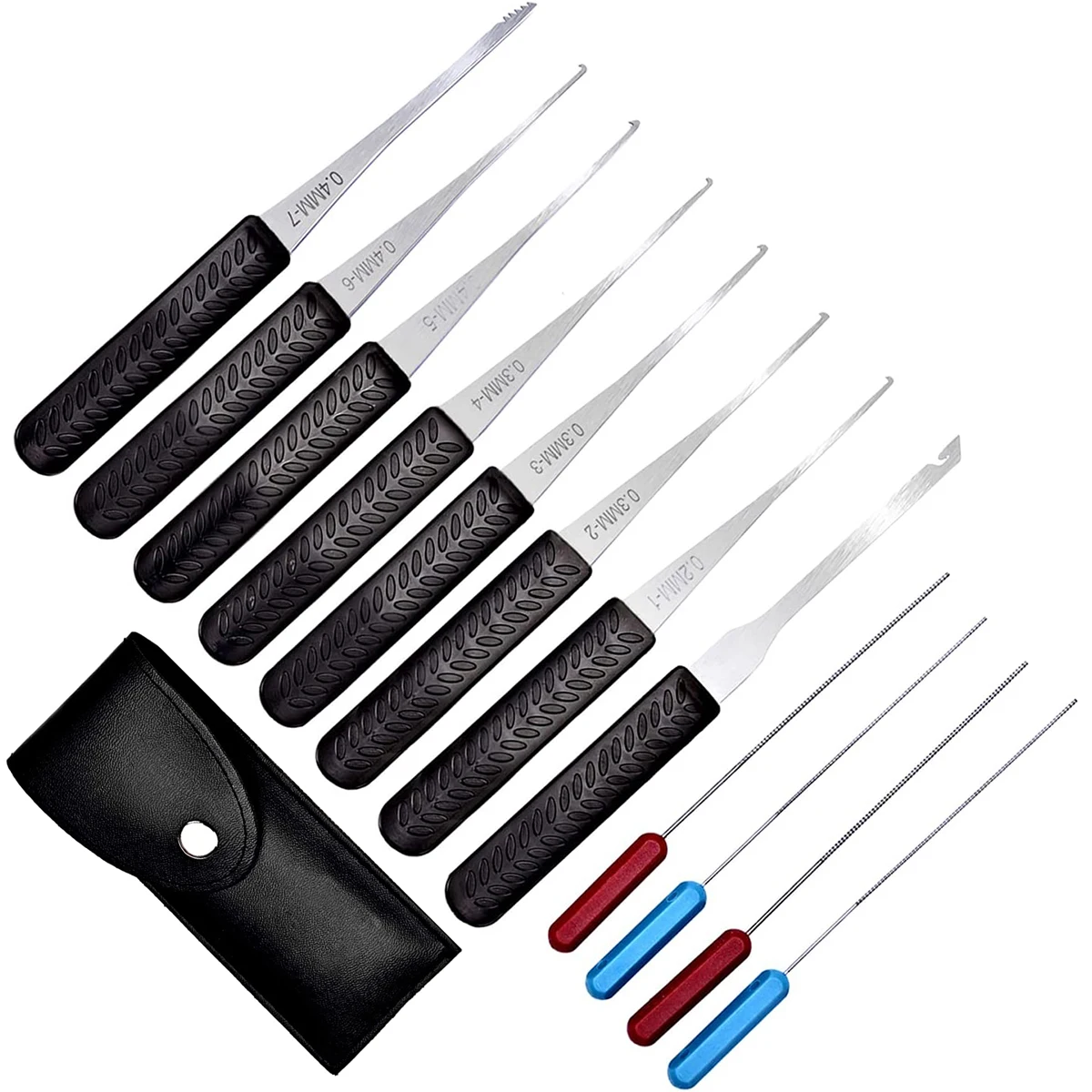 

Broken Key Extractor Professional Portable Broken Key Removal Tool Household Repair Remove Key Tool Kit with a Protective Bag