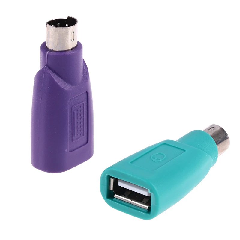 Переходник для клавиатуры и мыши PS2 PS/2 папа-USB мама 1 пара |