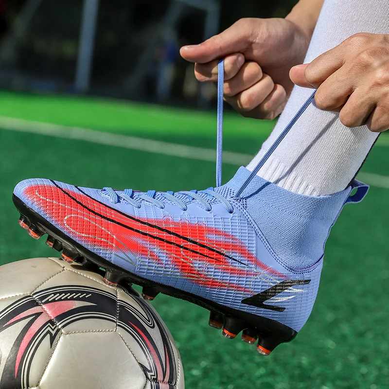 Top Quality AG/TF Football Boots Men Professional Field Football Cleats Men's Artificial Grass Soccer Shoes Futsal Sneakers Men