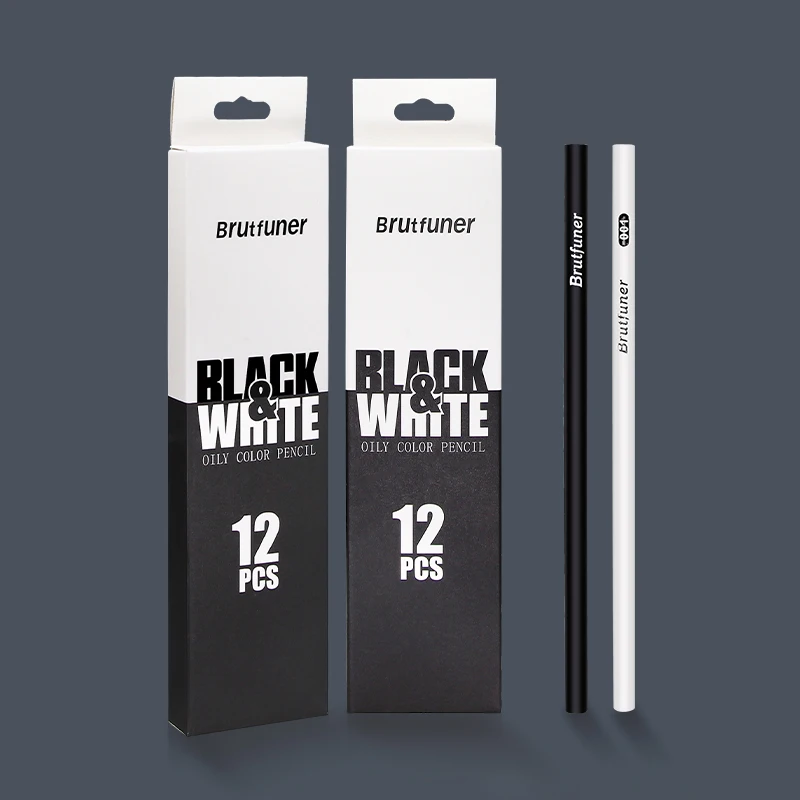 Чёрно-белый профессиональный мягкий карандаш для рисования дерева 3 0 мм - купить