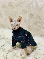 winter hairless cat sphinx devon warm cotton fleece and heavy pair hoodie coat pets clothes